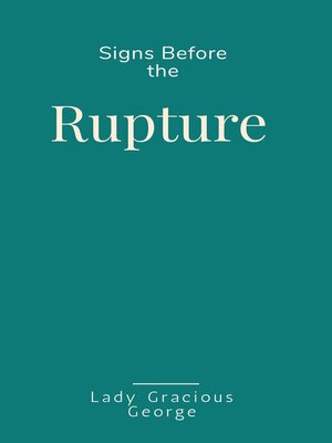 cover image of The Signs before the Rupture